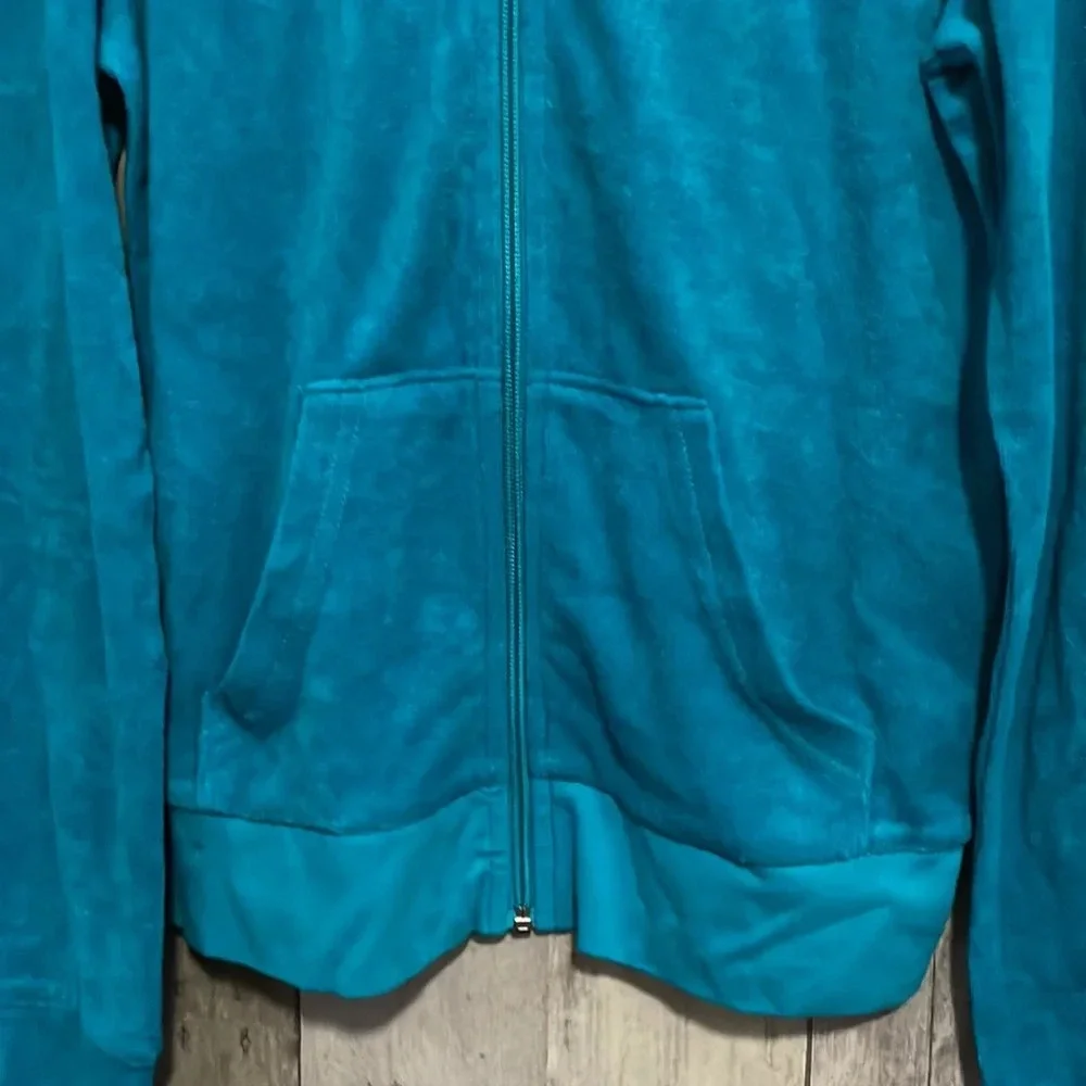 Vintage Turquoise Juicy Couture Terry Jacket size XS